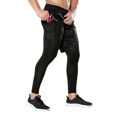 Shorts de Corrida Masculino RunFree 2 em 1