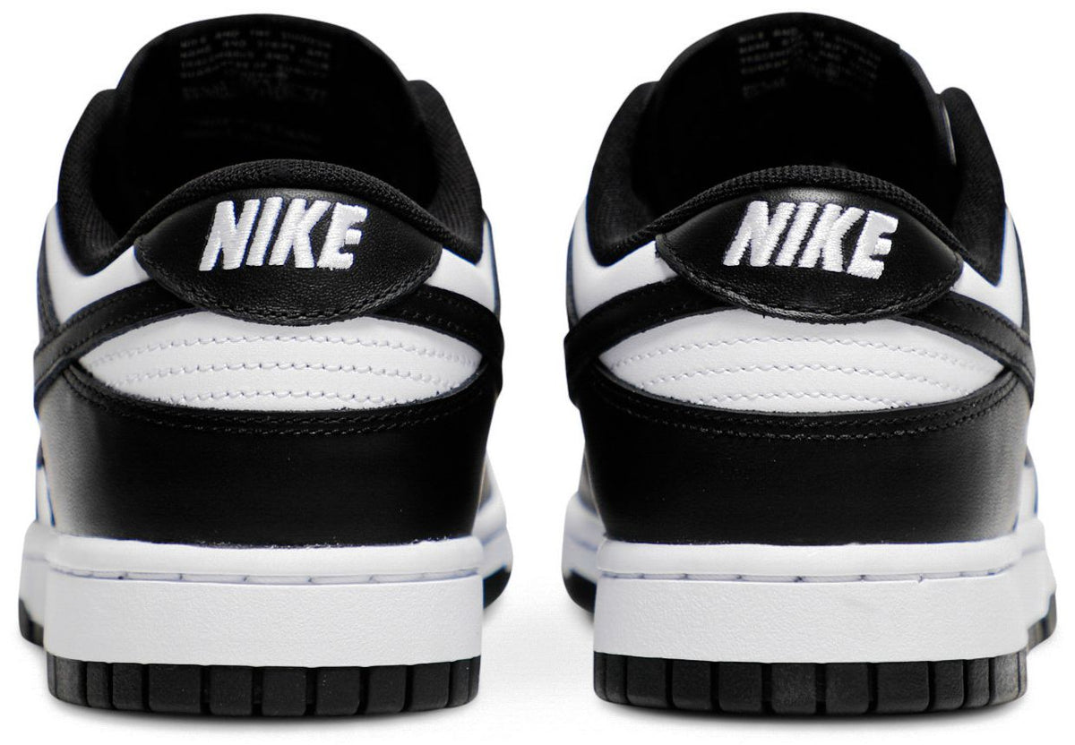 Nike Dunk Low Panda - traseira do par