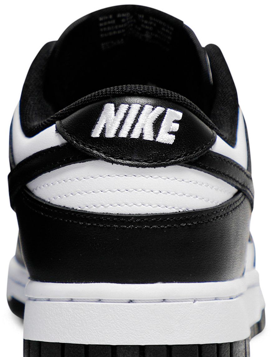 Nike Dunk Low Panda - calcanhar