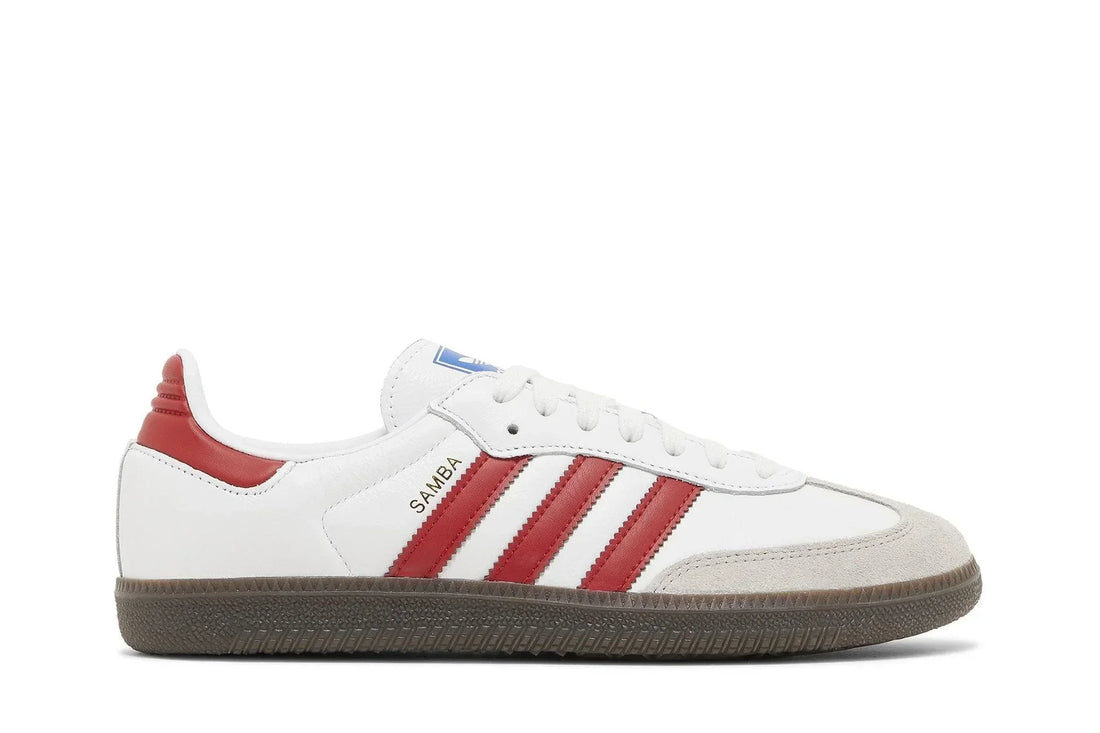 Tênis Adidas Samba OG White Scarlet Branco - foto 1