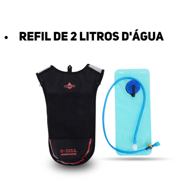 Mochila de Hidratação com Refil 2L