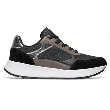 Tênis Casual Feminino Linho Plataforma