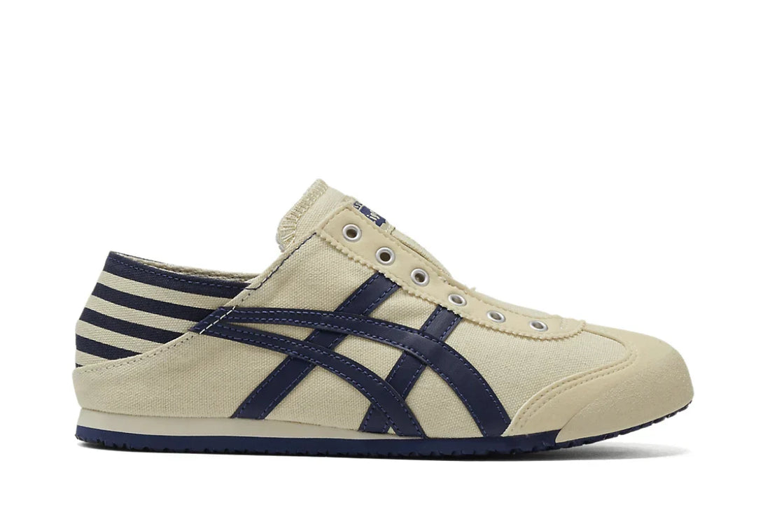 Tênis Onitsuka Tiger Mexico 66 Paraty Natural Navy Bege - foto 1