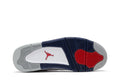 Tênis Air Jordan 4 Midnight Navy Branco/Azul - foto 4