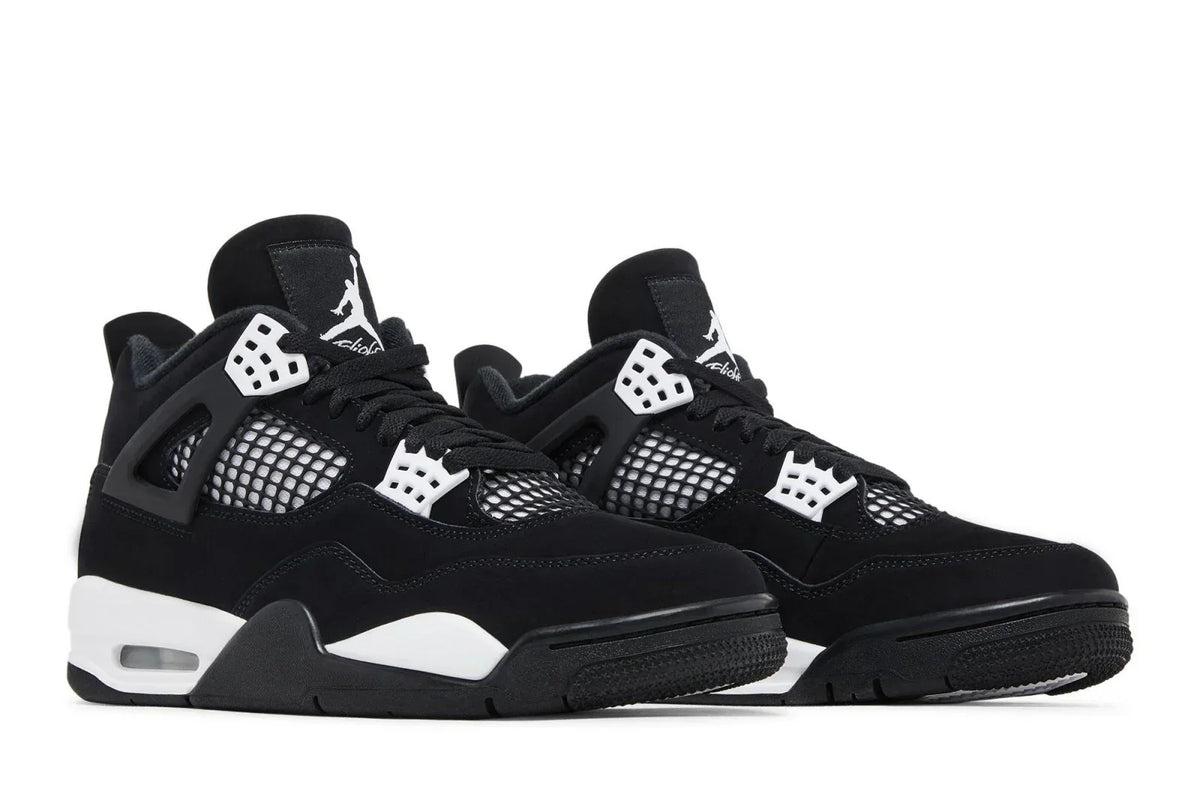 Tênis Air Jordan 4 Retro White Thunder Preto - foto 2