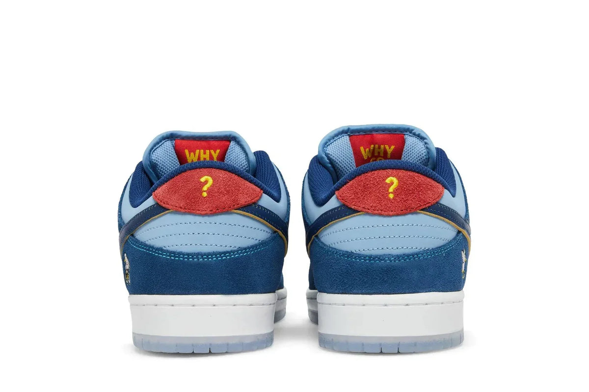 Tênis Why So Sad? x Nike SB Dunk Low The Predatory Bird Azul - foto 3