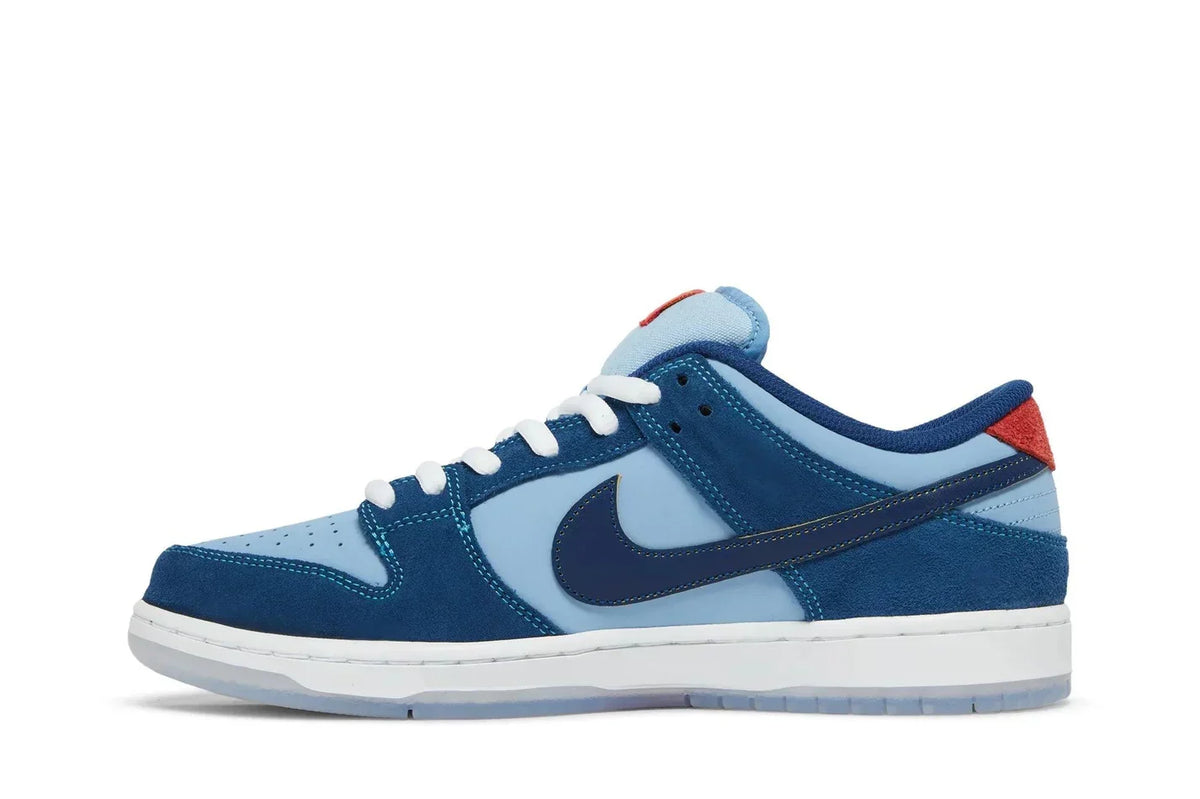 Tênis Why So Sad? x Nike SB Dunk Low The Predatory Bird Azul - foto 6